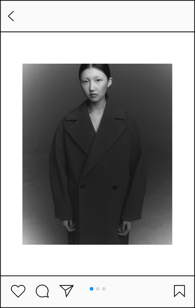 Instagram post with ligawest artist image on white background
